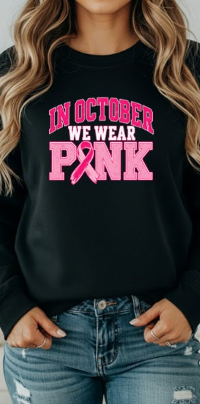 PINK OCTOBER (Adults) | We Wear Pink Ribbon