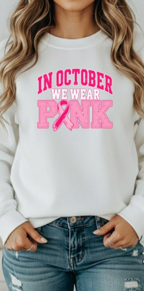PINK OCTOBER (Adults) | We Wear Pink Ribbon