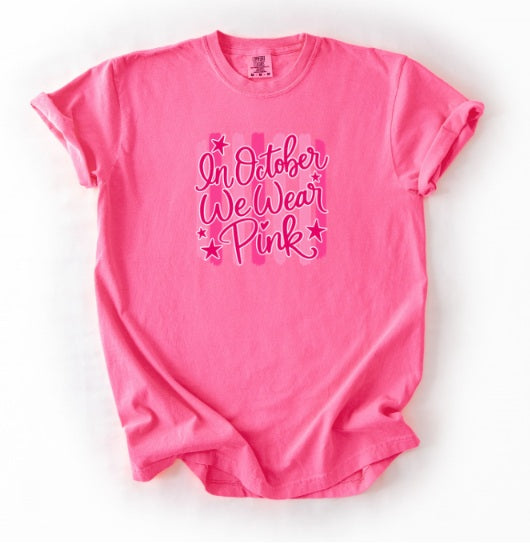 PINK OCTOBER (Adults) | We Wear Pink Stripes