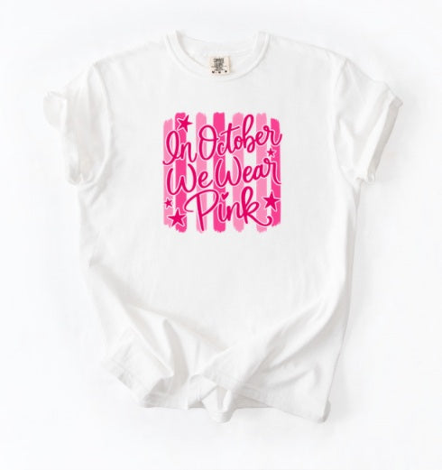 PINK OCTOBER (Adults) | We Wear Pink Stripes