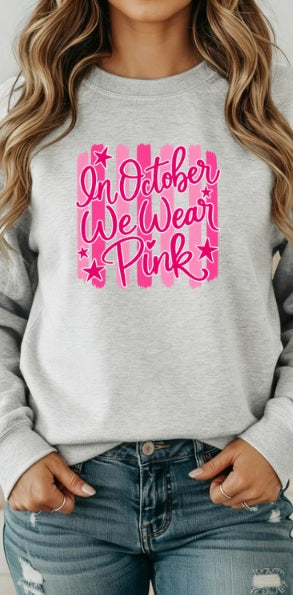 PINK OCTOBER (Adults) | We Wear Pink Stripes