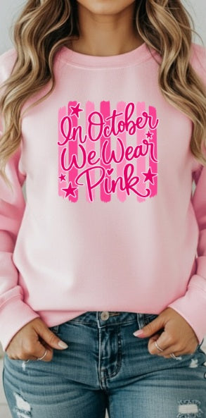 PINK OCTOBER (Adults) | We Wear Pink Stripes