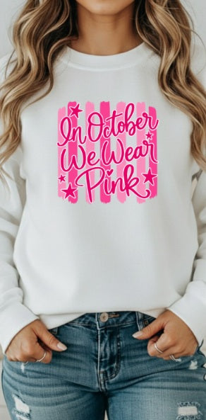 PINK OCTOBER (Adults) | We Wear Pink Stripes