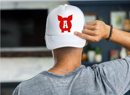 AR HAT *PRE-ORDER* Red Pig