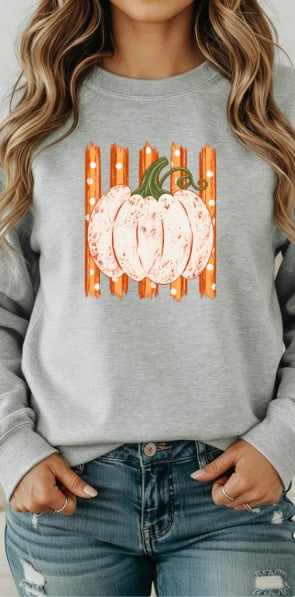 FALL (Kiddos) | Pumpkin with Stripes