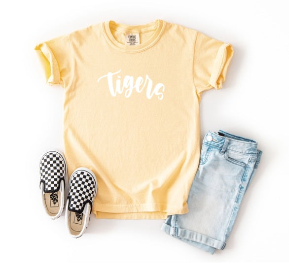 TIGERS (Kiddos) | Tigers Cursive (White Font)