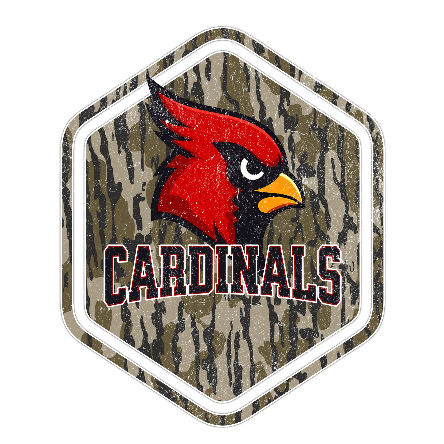 CARDS (YOUTH) *PRE-ORDER* Cardinal Camo Shape